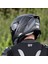 Sw 867 Asphalt Siyah - Gri Kapalı Motosiklet Kaskı 5
