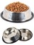 Paslanmaz Çelik Mama ve Su Kabı, 3 Farklı Boyut, Sağlıklı ve Dayanıklı Tasarım 1