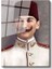 Genç Atatürk - Bordo Fes ve Beyaz Üniforma Cam Tablo 2
