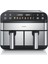 Çift Bölgeli Airfryer,9 Litre – 2400 W,8 Program,görüntüleme Pencereli 1