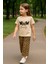 Kız Çocuk Yazlık Leopar Desenli Takım | Wild Beauty Pamuklu Baskılı Tişört + Desenli Bol Paça Pantolon | Günlük Kombin, Park, Tatil 3