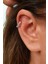 Zirkon Taşlı Yıldızlı Halka Piercing | Gümüş Renk | Helix ve Kıkırdak Uyumlu 1