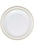Porselen Görünümlü Altın Yaldızlı Plastik Tabak 19 cm 6'lı Set 1