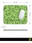 Sevimli Kediler Desenli Yeşil Renkli Ergonomik Mouse Pad - 23 cm x 19 cm - Kaydırmaz Taban Ev ve Ofis Kullanımı Fare Altlığı Mousepad 6