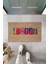 Dijital Baskı Bej London Yazı Paspas K-3149 1