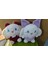 Yeni Sekiz Inç Peluş Oyuncaklar 25CM Kapmak Bebek Sevimli Bebek Doğum Günü Hediyesi Düğün Atmak Bebekler (Yurt Dışından) 1