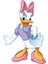 Kız Çocuk Daisy Duck Baskılı Beyaz Gri Siyah Tshirt 5 6 7 8 9 10 11 12 13 14 Yaş Disney Miki Mouse 2