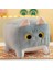 Kare Kedi Bebek Sekiz Inç Vinç Makinesi Bebek Sevimli Kedi Peluş Oyuncak Hediye (Yurt Dışından) 1