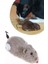 Kurmalı Kedi Eğitim Oyuncağı Tüylü Peluş Fare Yakalama Sevimli Eğlenceli Oyuncak 1