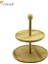 ( Yuvarlak & 2 Katlı ) Ahşap Bambu Sunumluk ( Çap: 19.5cm -- 24.5cm ) 1