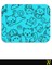 Sevimli Kediler Desenli Turkuaz Renkli Ergonomik Mouse Pad - 23 cm x 19 cm - Kaydırmaz Taban Ev ve Ofis Kullanımı Fare Altlığı Mousepad 1