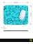 Sevimli Kediler Desenli Turkuaz Renkli Ergonomik Mouse Pad - 23 cm x 19 cm - Kaydırmaz Taban Ev ve Ofis Kullanımı Fare Altlığı Mousepad 6