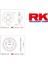 Rk Honda Vt 750 C Shadow 17/42T Ön Arka Dişli Set 525 02-08 1