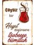 Çaysız Bir Hayat Düşünsene Ahşap Mdf Poster, Modern Duvar Dekoru, Ev Ofis, Cafe Duvar Süs 1