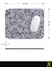 Sevimli Kediler Desenli Gri Renkli Ergonomik Mouse Pad - 23 cm x 19 cm - Kaydırmaz Taban Ev ve Ofis Kullanımı Fare Altlığı Mousepad 6