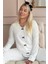 Beyaz Delicato Örme Uzun Kol Kadın Pijama Takımı 1