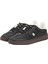 Kadın Kontrast Topuklu Monogram Logolu Sneaker - Siyah 1