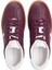 Kadın Kontrast Topuklu Monogram Logolu Sneaker - Bordo 5