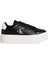 Kadın Bold Flatf Low Lace Lth Sneakers - Siyah 1