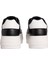Kadın Bold Flatf Low Lace Lth Sneakers - Siyah 4