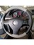 Dikişli Direksiyon Kılıfı Noktalı Deri Gri Deri Siyah Dikişli Vw Passat Için 2006-2012 1