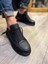 J814 Bağcıklı Ortopedik Taban Erkek Günlük Sneaker Spor Ayakkabı St Siyah 4