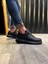 J814 Bağcıklı Ortopedik Taban Erkek Günlük Sneaker Spor Ayakkabı St Siyah 5