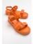Kadın Brd Turuncu Sandalet 6