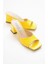 Kadın Dbln Sarı Rugan Terlik 6