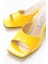 Kadın Dbln Sarı Rugan Terlik 8