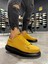 J045 Bağcıklı Ortopedik Taban Günlük Erkek Spor Sneaker Ayakkabı St Sarı 1