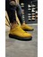 J045 Bağcıklı Ortopedik Taban Günlük Erkek Spor Sneaker Ayakkabı St Sarı 3