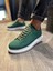 J045 Bağcıklı Ortopedik Taban Günlük Erkek Spor Sneaker Ayakkabı Bt Yeşil 1