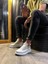 J911 Bağcıksız Lastikli Ortopedik Taban Günlük Erkek Spor Sneaker Ayakkabı Bt Beyaz 4