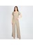 Kalp Yaka Crop Bluz Vebol Paça Yüksek Bel Lastikli Pantalon 6