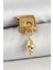 316L Çelik Sallantılı Deniz Kabuğu Model Gold Renk Nomination Charm 1
