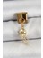 316L Çelik Sallantılı Zirkon Taşlı Deniz Anası Model Gold Renk Nomination Charm 1
