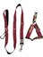 Köpek göğüs tasması minik ırk gezdirme kayışlı set göğüs ölçüsü:25-35cm ayarlamalı gezdirme kayışı:120cm dog harness TB3-8 2