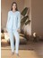 Dvina Effortt Lohusa Pijama Takımı Mavi - 7042 1