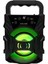 Bluetooth Hoparlör LED Işıklı Fm Radyo Kablosuz Hoparlör USB Flash-Hafıza Kart Giriş Ses Bombası 1057, Teknosepetim 1