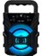 Bluetooth Hoparlör LED Işıklı Fm Radyo Kablosuz Hoparlör USB Flash-Hafıza Kart Giriş Ses Bombası 1057, Teknosepetim 2