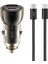 Araç Içi Şarj Cihazı Type-C CC60-60W Çift Portlu Hızlı Şarj, Power Delivery (Pd) Desteği, Usb-A ve Usb-C Portları, Şeffaf Tasarım, Aşırı Isınma Koruması | Şeffaf 1