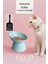 Eğimli Mama Kabı, Mavi, Ergonomik ve Sağlıklı Tasarım, Kedi ve Köpekler Için 1