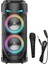 - Taşınabilir Bluetooth Hoparlör Kablosuz Speaker LED Işıklı Ses Bombası Party Box Hoparlör 2
