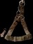 Köpek göğüs tasması gezdirme kayışlı set orta ve büyük ırk kamuflaj kumaş genişlik:3cm göğüs ölçüsü:55-95cm ayarlamalı K.uzunluk:120cm dog harness TB3-4 5