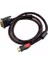 Yüksek Çözünürlüklü HDMI To DVI Dönüştürücü Kablo - 24+1 Pin Bağlantı 1.5 Metre 3