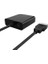 CHB021 HDMI To VGA Çevirici Dönüştürücü 3.5mm Aux Ses Destekli Çıkış 2
