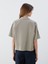 Yeni Sezon Crop Keten Karisimli Kadin Gomlek - S5MD93Z8 4