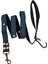 Köpek gezdirme tasması mavi siyah kordon uzunluk:120cm genişlik:2,5cm dog leash B4-3 2