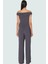 Rahat ve Şık Örme Bluz Pantolon Takım Carmen Yaka Geniş Paça Uzun Boy Mükemmel Uyum 3